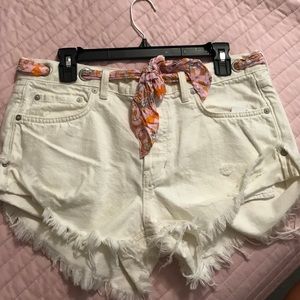 NWT Free People Distressed Shorts
